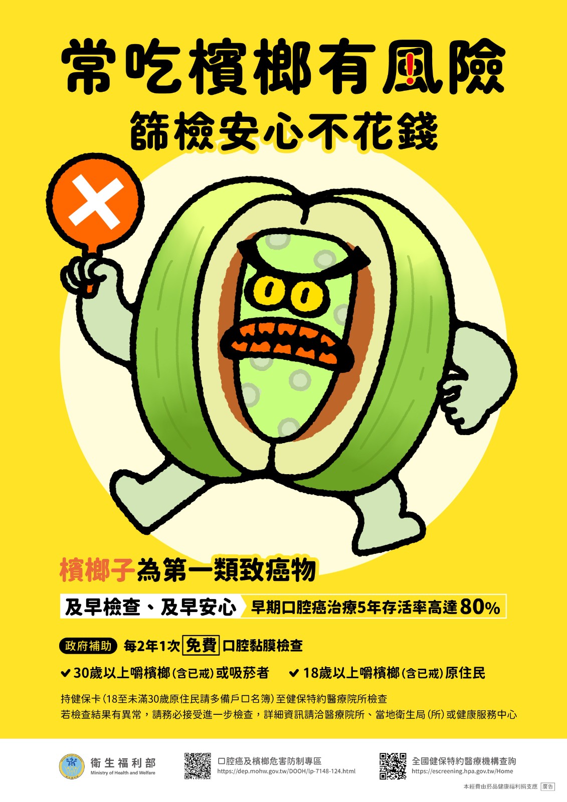 【轉知】新北市政府衛生局代謝症候群及青少年檳榔危害健康防治宣導照片